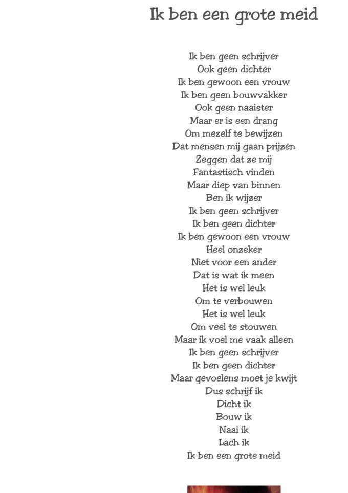 IK BEN EEN GROTE MEID